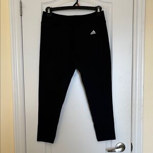 Adidas Black Leggings Inseam 25 Size L
